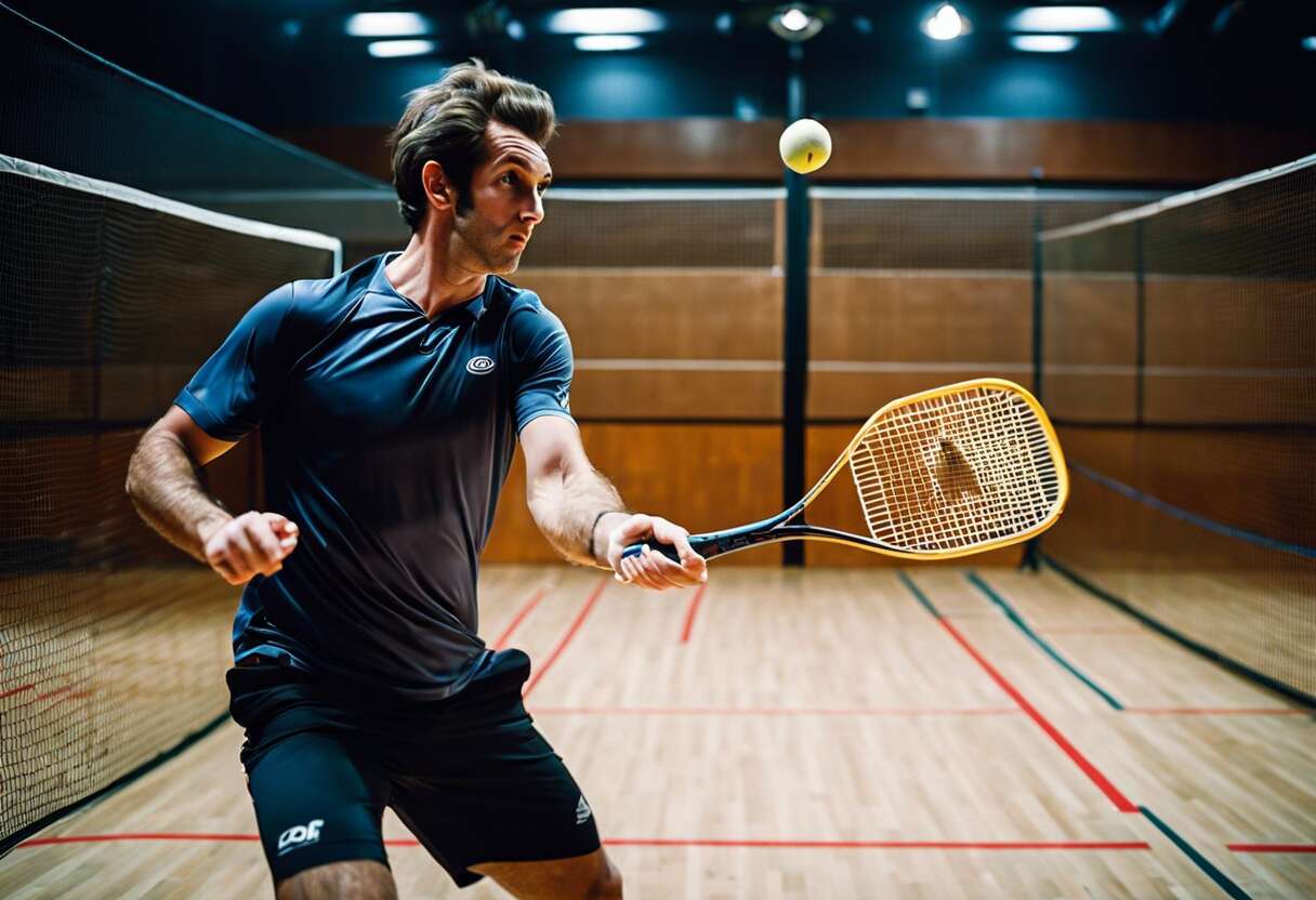 Préparation physique : s'entraîner avec la bonne densité de balle au squash
